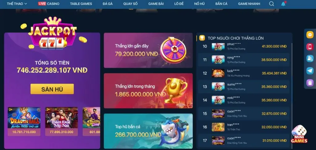 Trò chơi slot mu66 chính thức